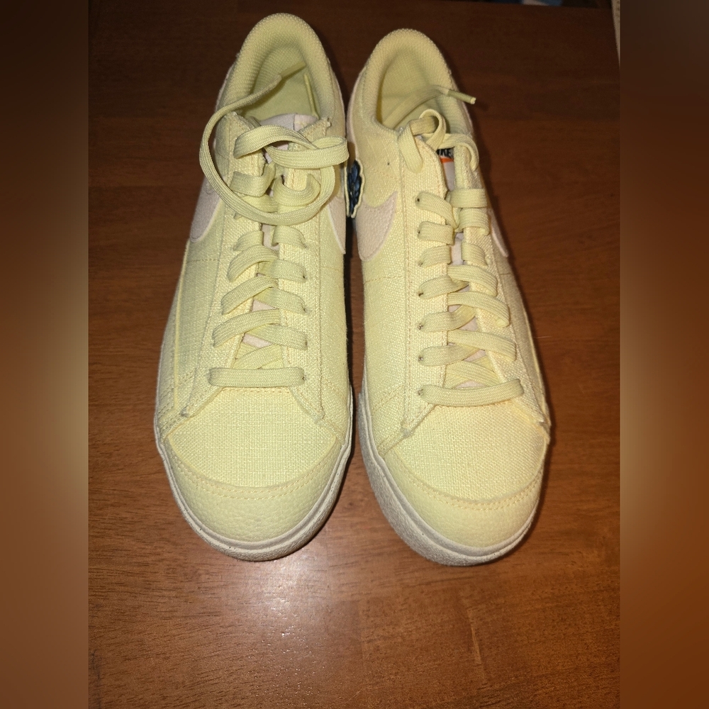 Yellow Nike Canvas Sneakers